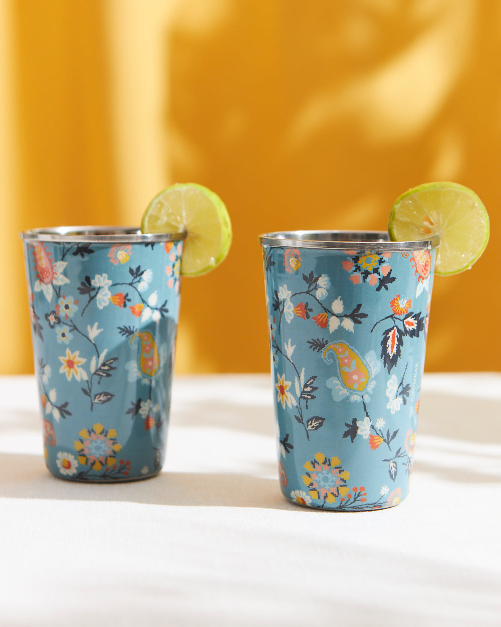 Pixel Paisley Tumbler Set Big - Mint