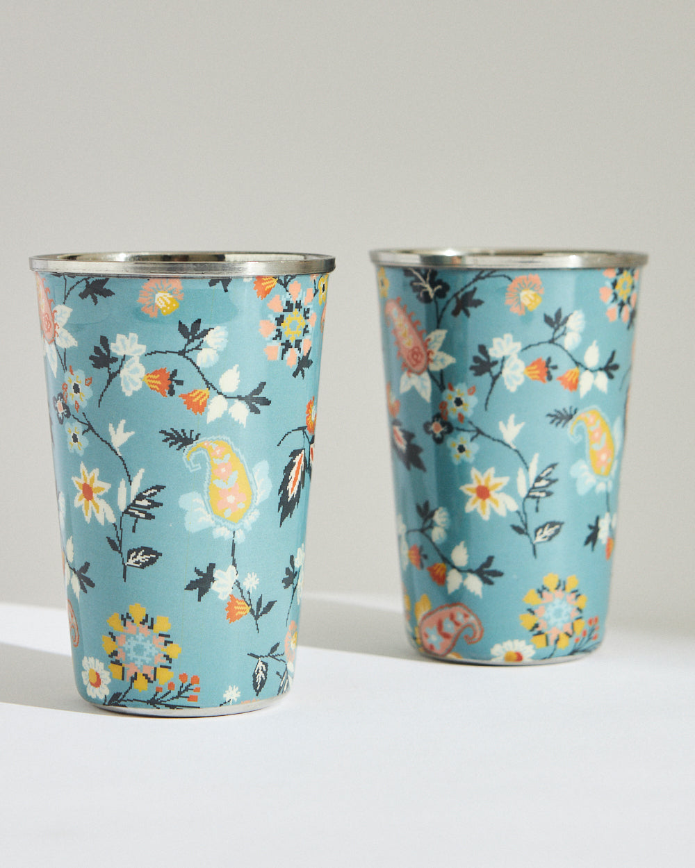 Pixel Paisley Tumbler Set Big - Mint