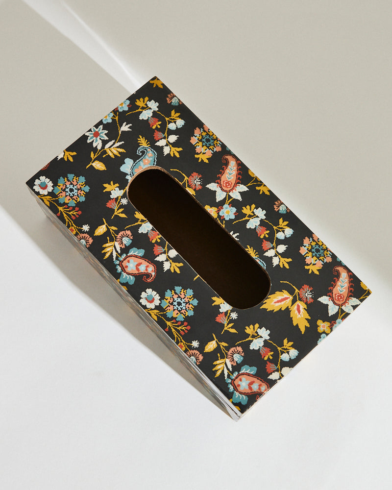 Pixel Paisley Tissue Box