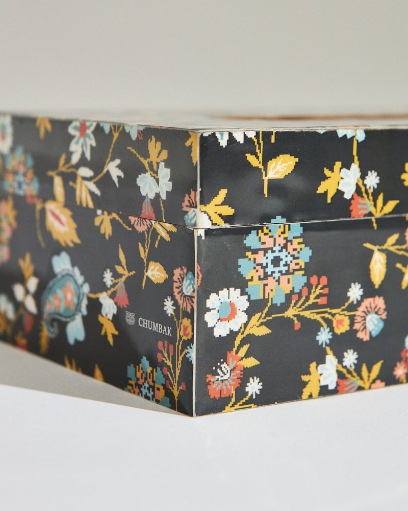 Pixel Paisley Tissue Box