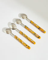 Pixel Paisley Tea Spoons
 Yellow (Set of 4)