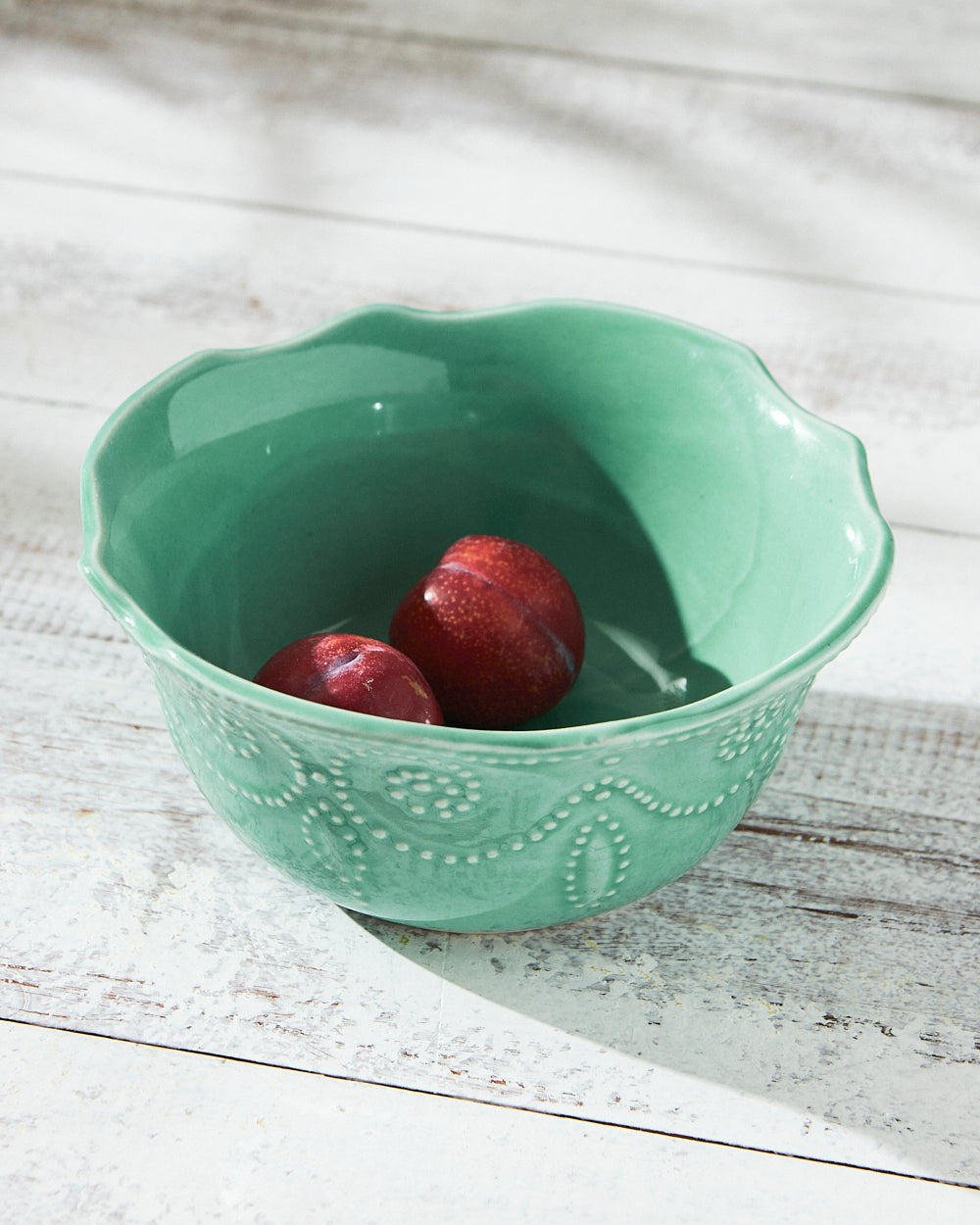 Essentials Lace Serving Bowl, Green