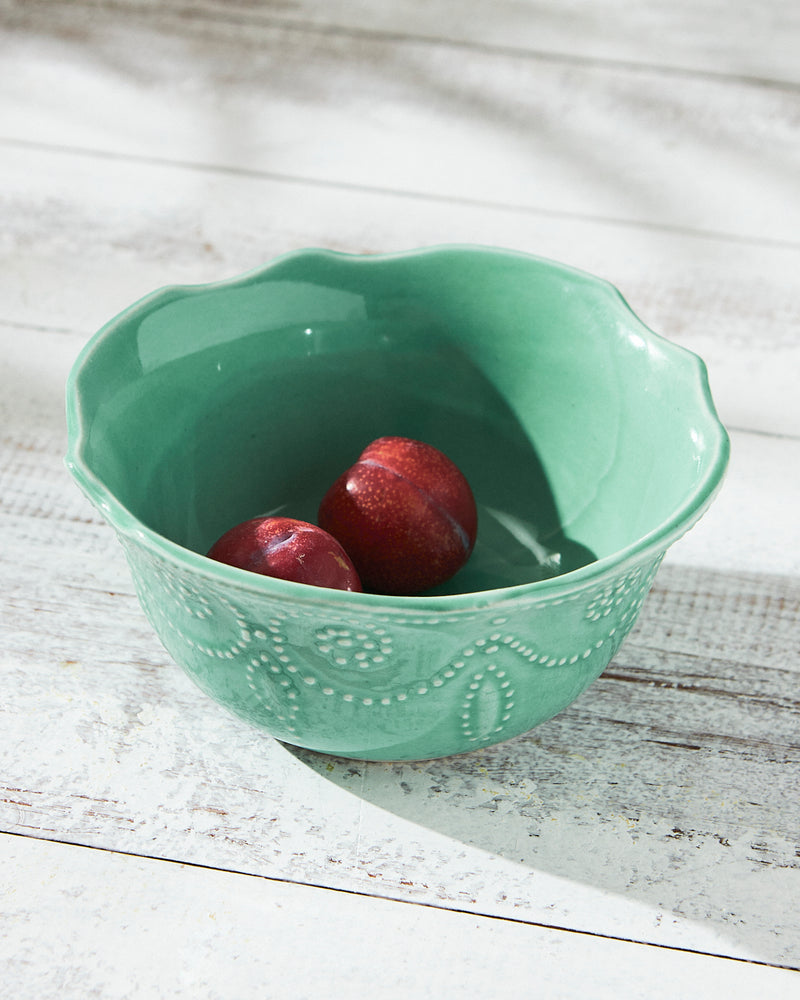 Essentials Lace Serving Bowl, Pink