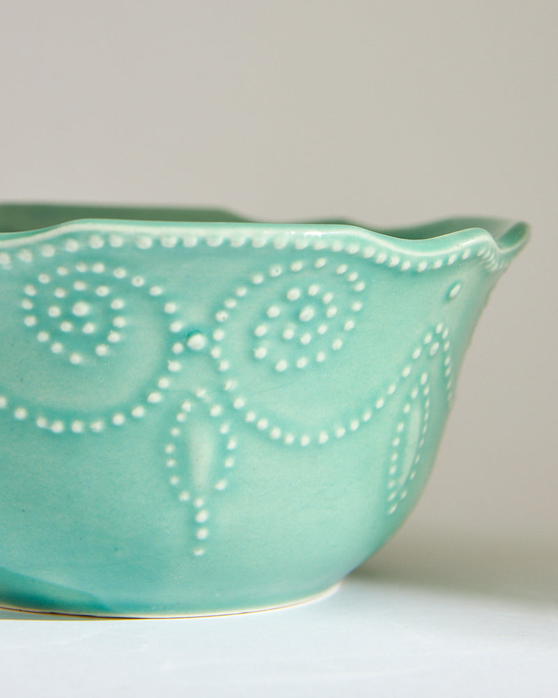 Essentials Lace Serving Bowl, Pink