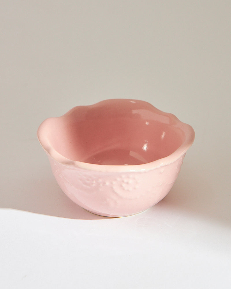 Essentials Lace Lentil Bowl, Pink