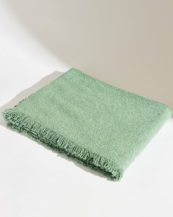 Essentials Barn Throw, Green