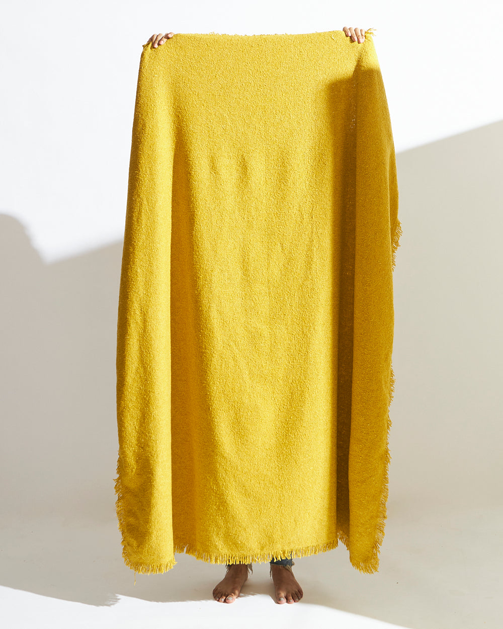 Essentials Barn Throw, Yellow