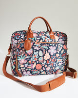 Batik Bloom Laptop Bag, Navy