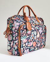Batik Bloom Laptop Bag, Navy