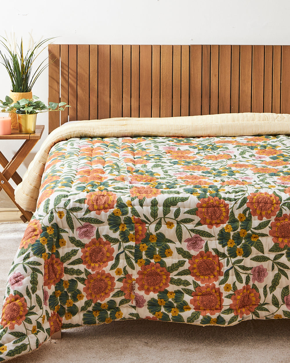 Cotton Quilt | Marigold, Double