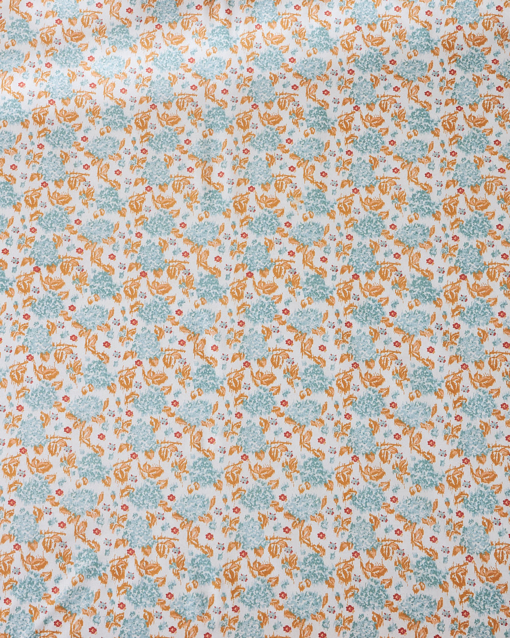 TEAL by Chumbak Pixel Florals  Bedsheet, Teal - Queen size, 104 TC