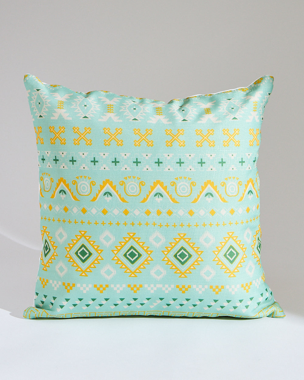 Teal by Chumbak 16" Cushion Covers , Set of 5 Multi color| Zip closure