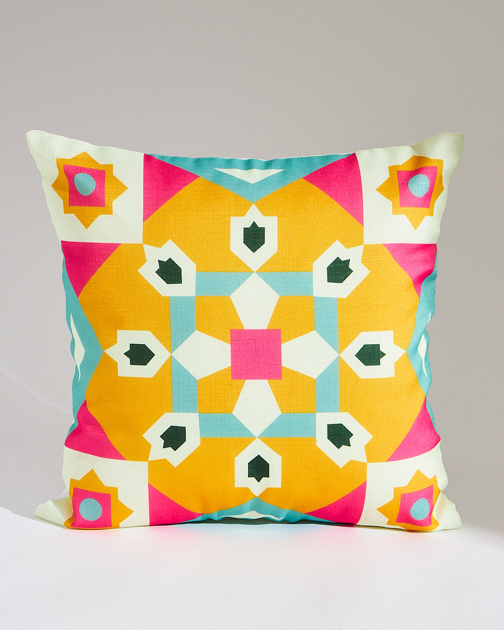 Teal by Chumbak 16" Cushion Covers , Set of 5 Multi color| Zip closure