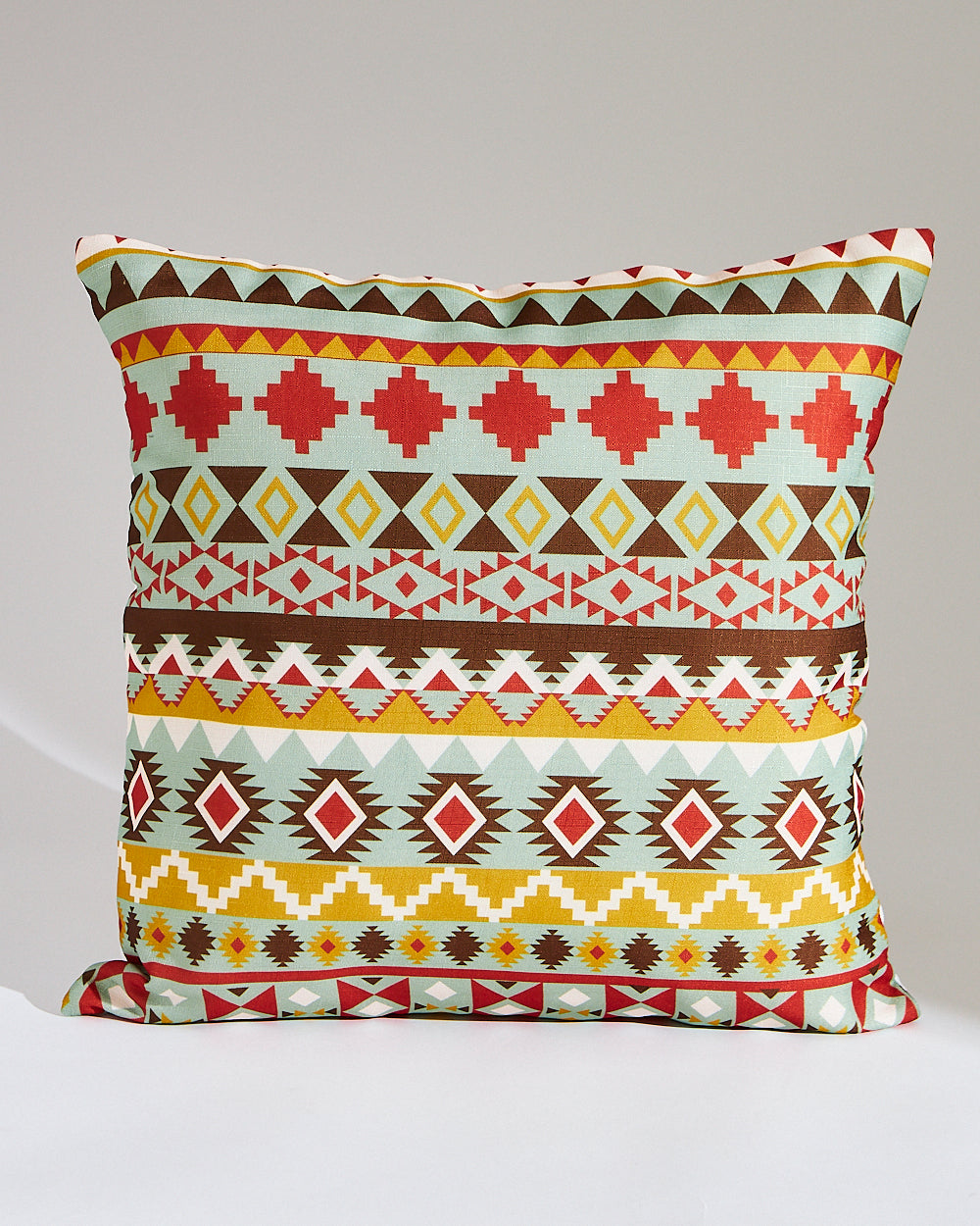 Teal by Chumbak | Peachy Crane 16" Cushion Covers, Set of 5