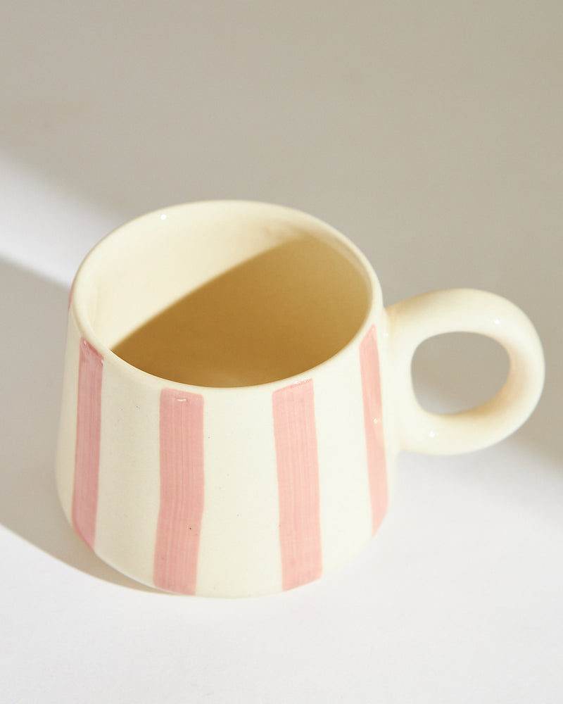 Essentials Love Stripes Mug - Pink