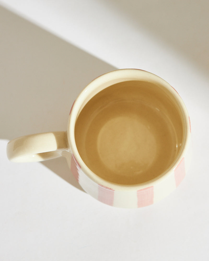 Essentials Love Stripes Mug - Pink