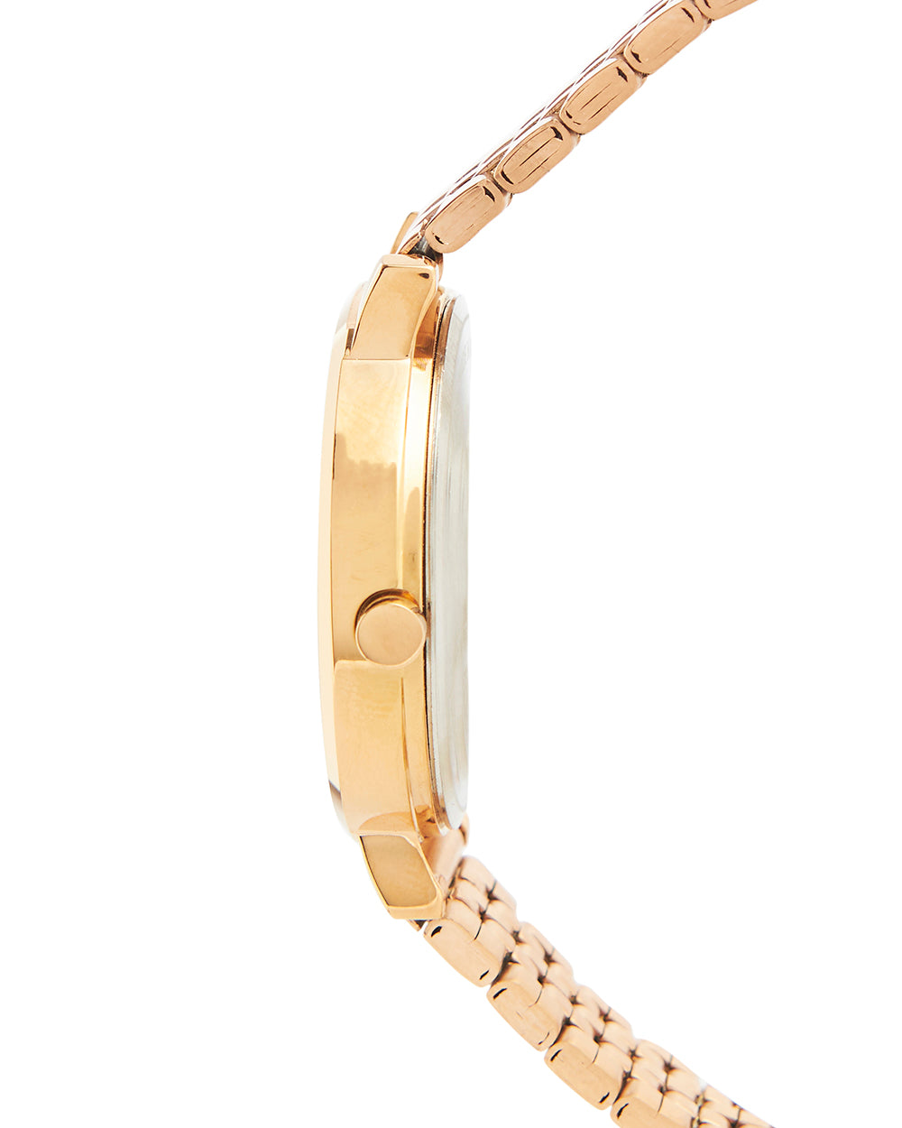 Teal by Chumbak Summer Watch | Metal Link Strap - Rose Gold