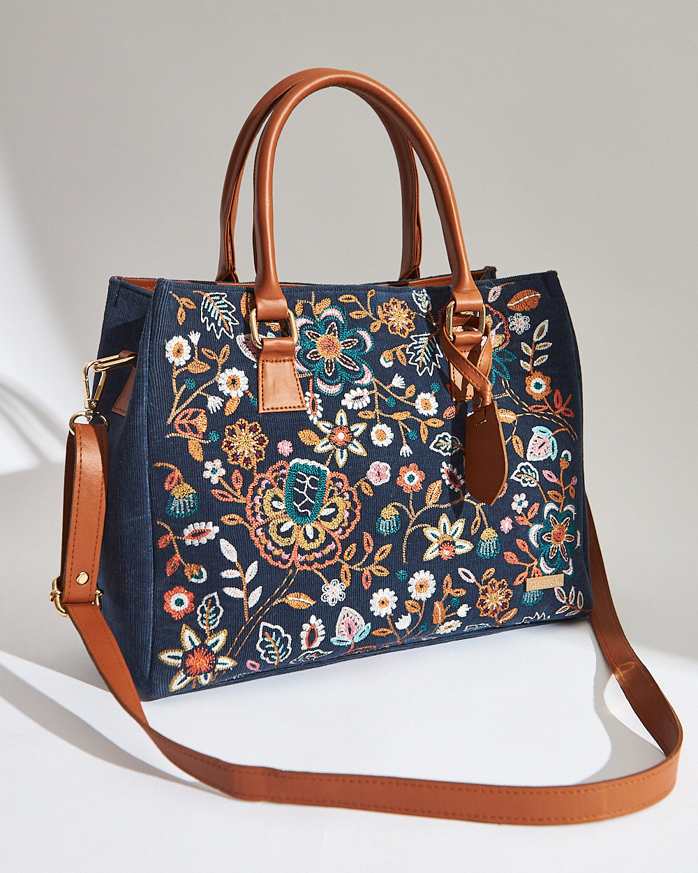 Embroidered Tote | Batik Bloom