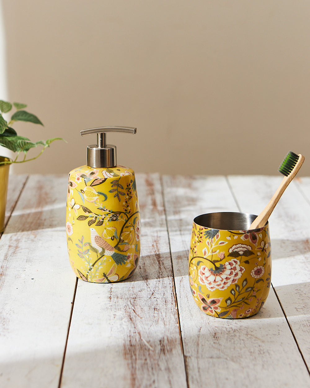 Soap Dispenser & Tumbler Set | Dragonfruit