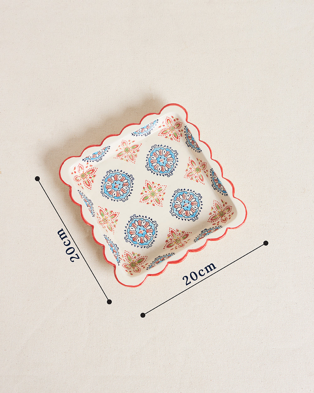 Boho Chakras Scallop Plate