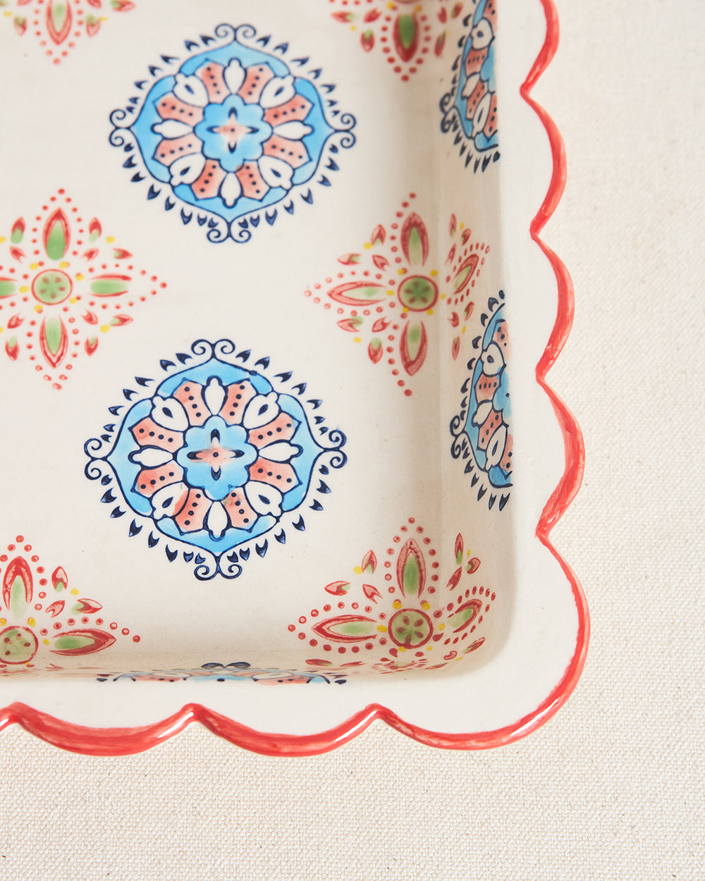 Boho Chakras Scallop Plate