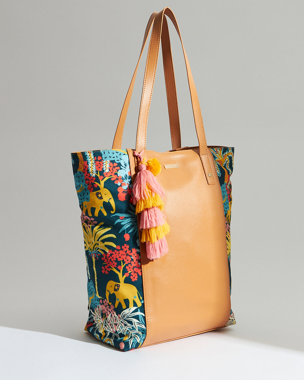 Jungle Drama Tassel Tote