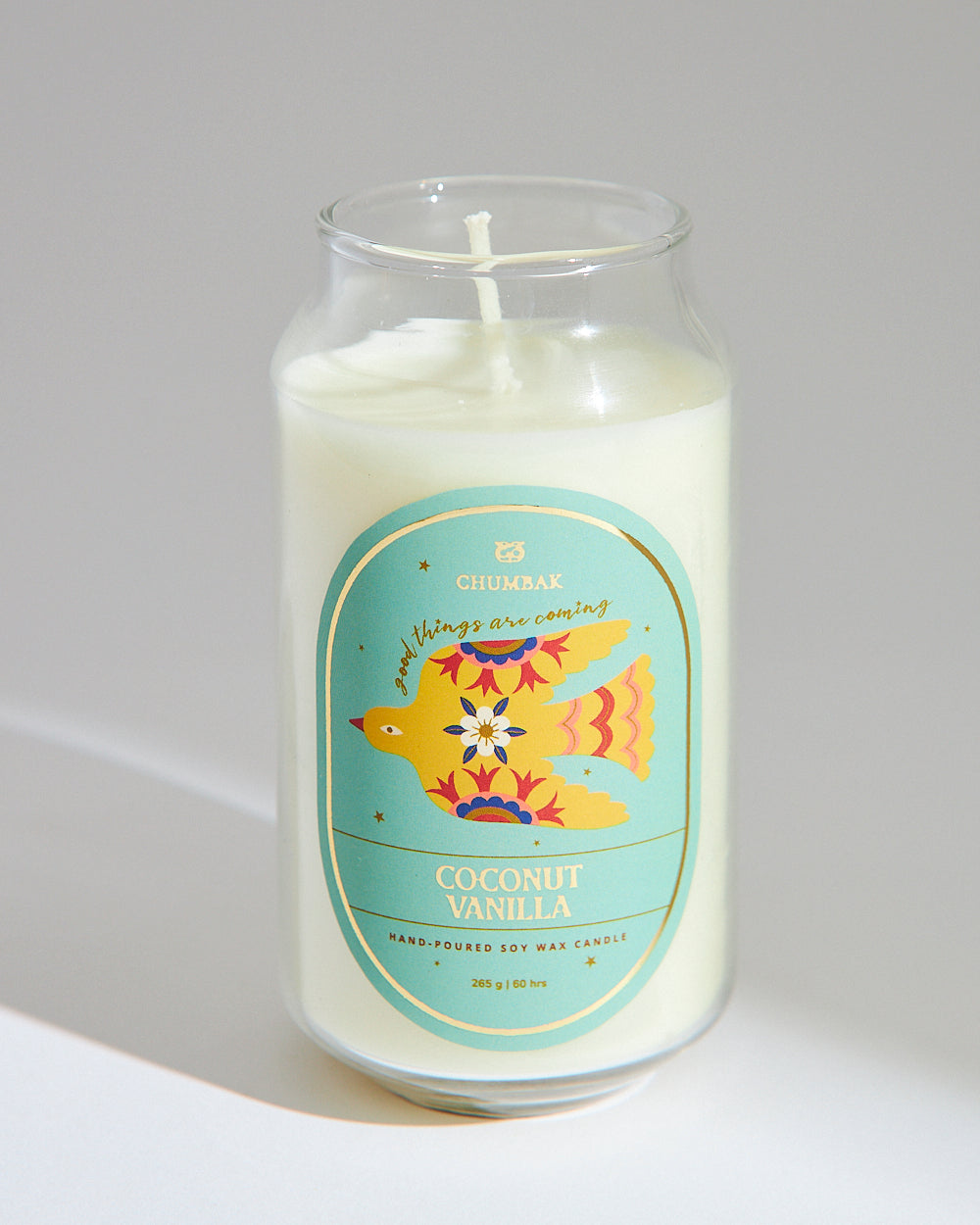 Coconut Vanilla Soy Wax Candle, 265g