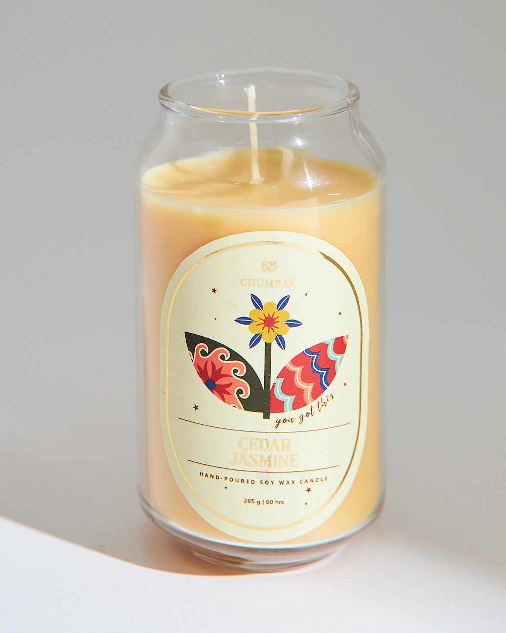 Cedar Jasmine Soy Wax Candle, 265g