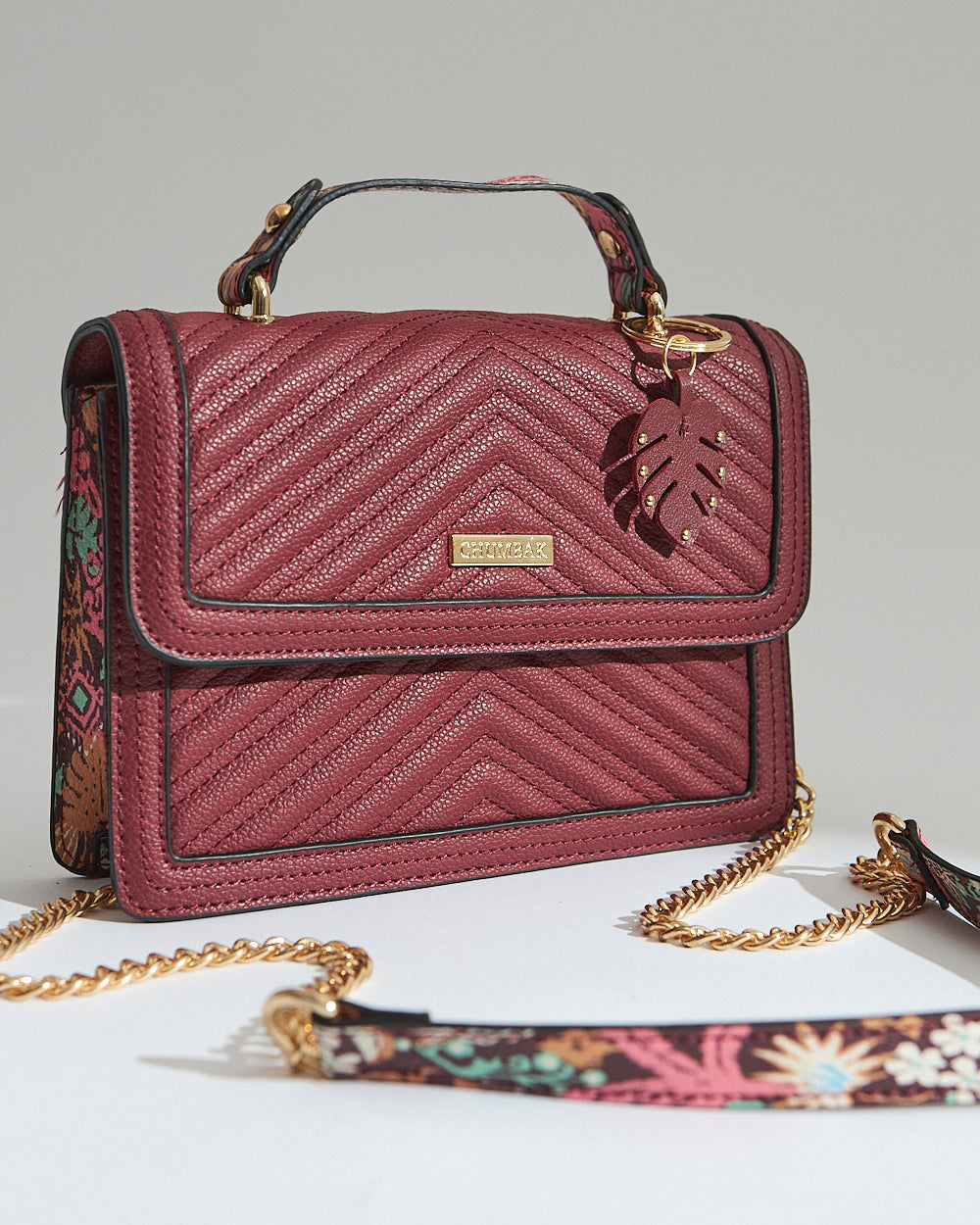 Palm Springs Quilted Sling  Bag