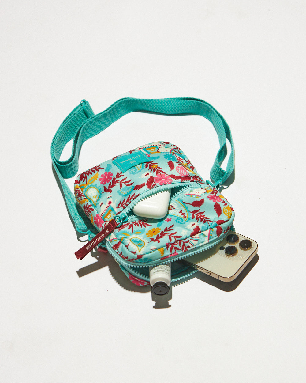 Mini Resort Crossbody Bag | Adjustable Sling| Water Resistant Fabric