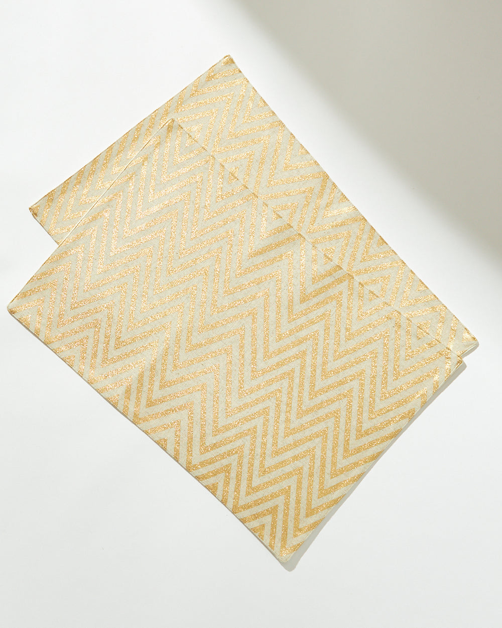 Classic Chevron Placemats, Gold - Set of 2