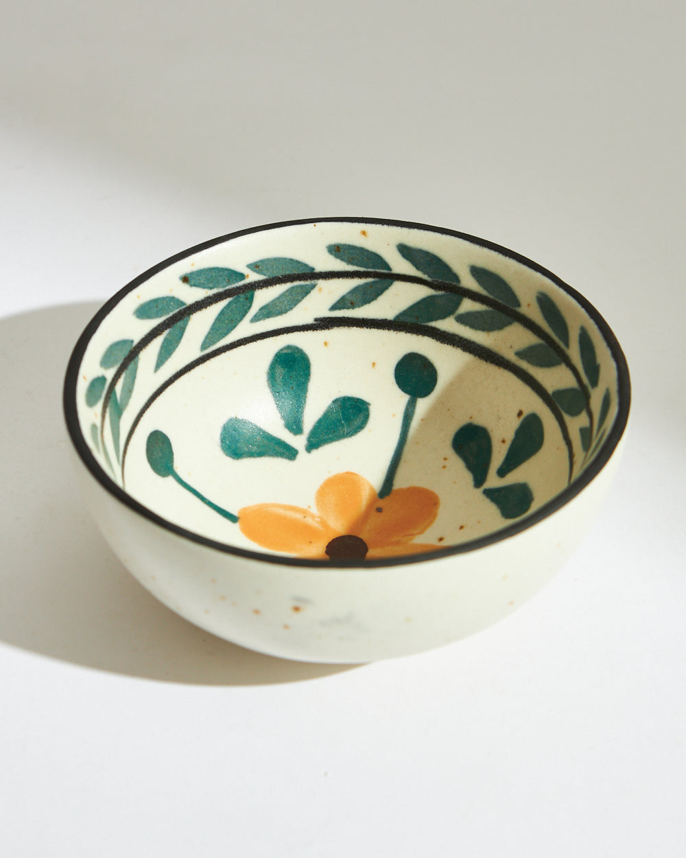 Marigold Lentil Bowl | Handpainted Stoneware