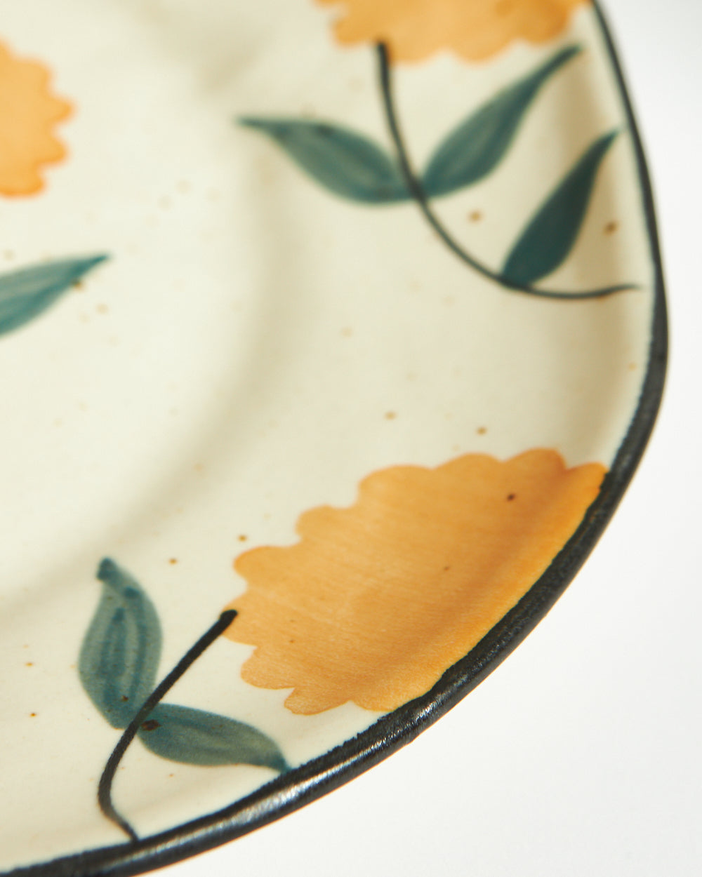 Marigold Dinner Plate | Handpainted Stoneware