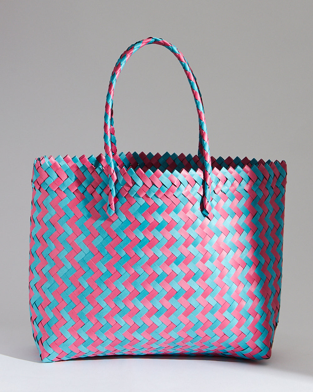 Weave Lunch Bag - Pink