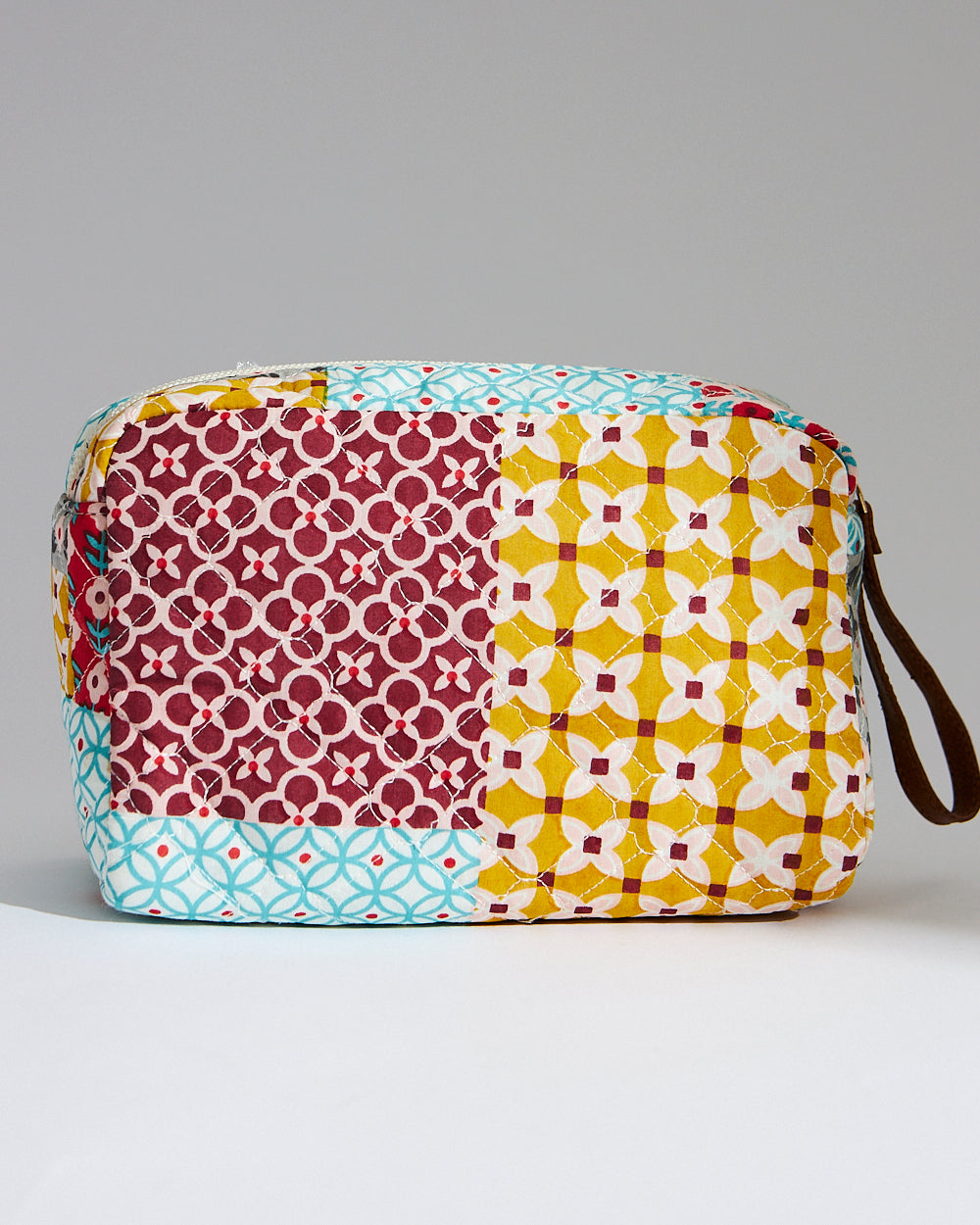 Patches & Print Quilted Pouch
