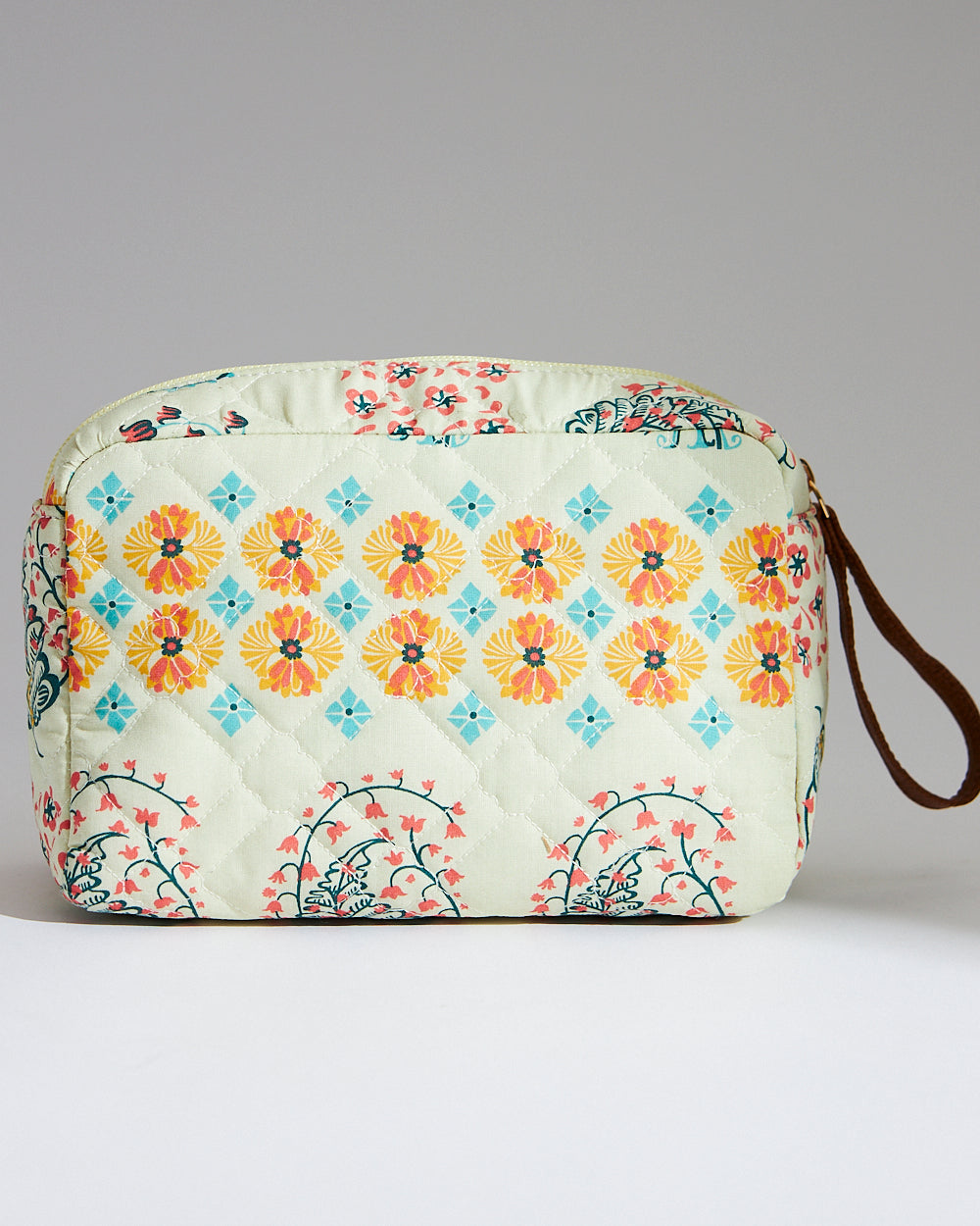 Paisley Flora Quilted Pouch