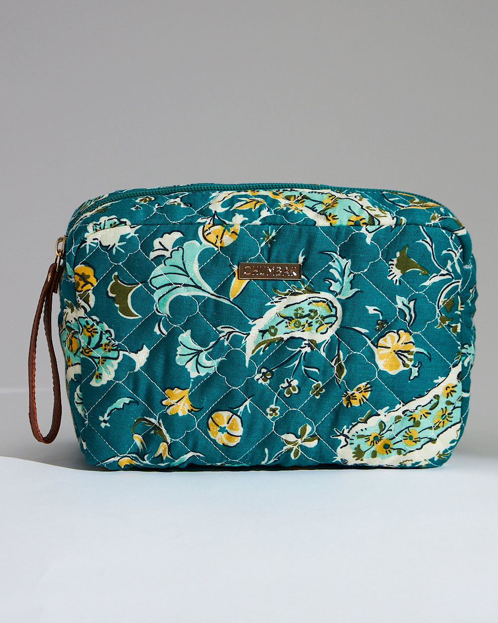 Paisley Bloom Quilted Pouch