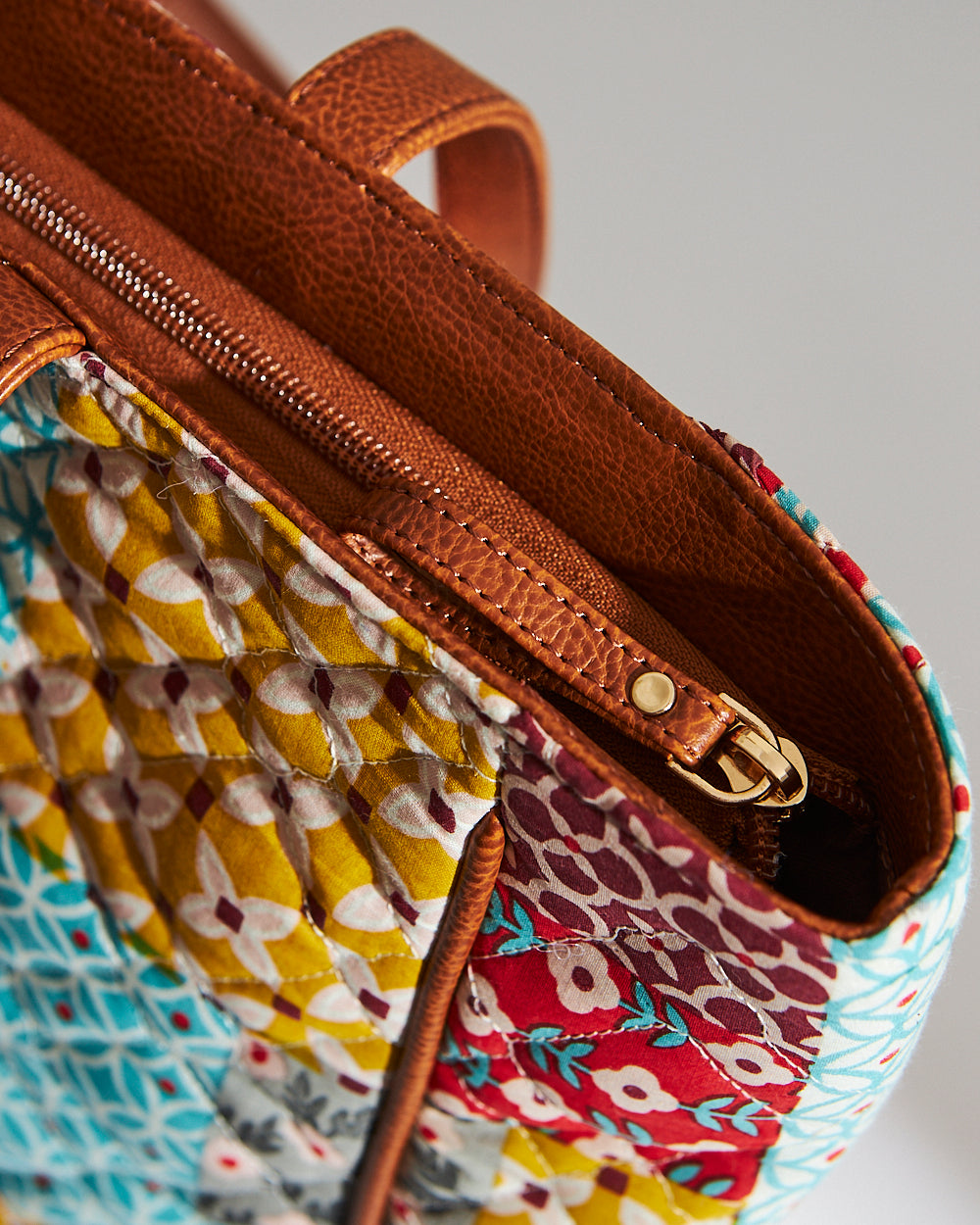 Patches & Print Quilted Tote
