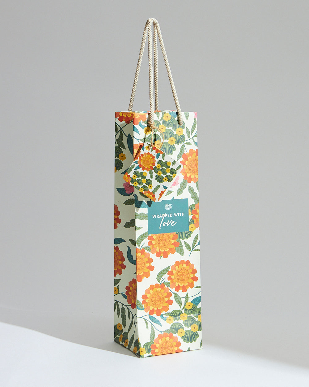 Marigold Bottle Bag with Gift Tag