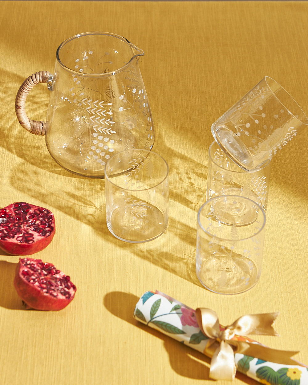 Marigold Pitcher & Tumbler Set