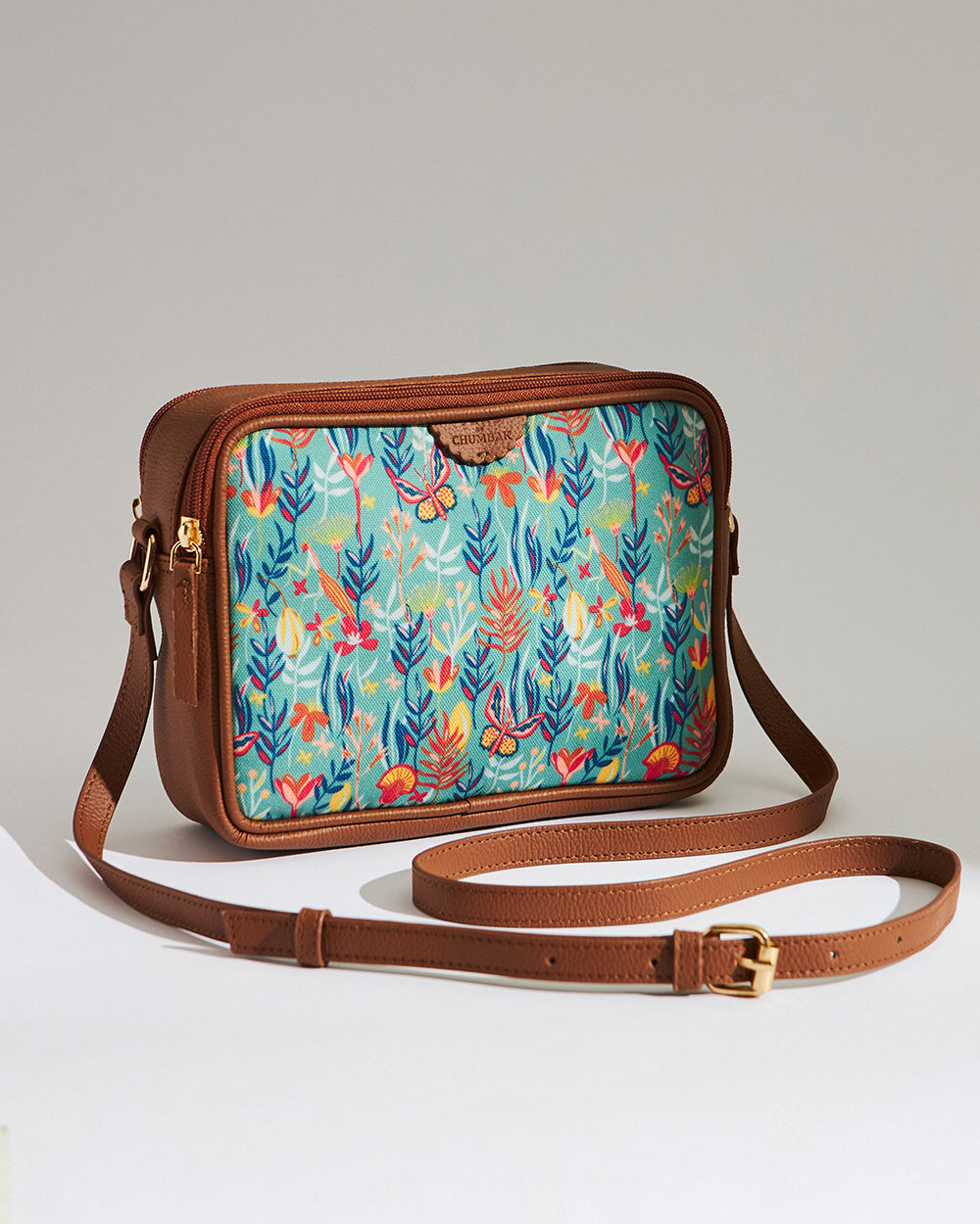 Teal by Chumbak Box Sling Bag | Carry all your essentials