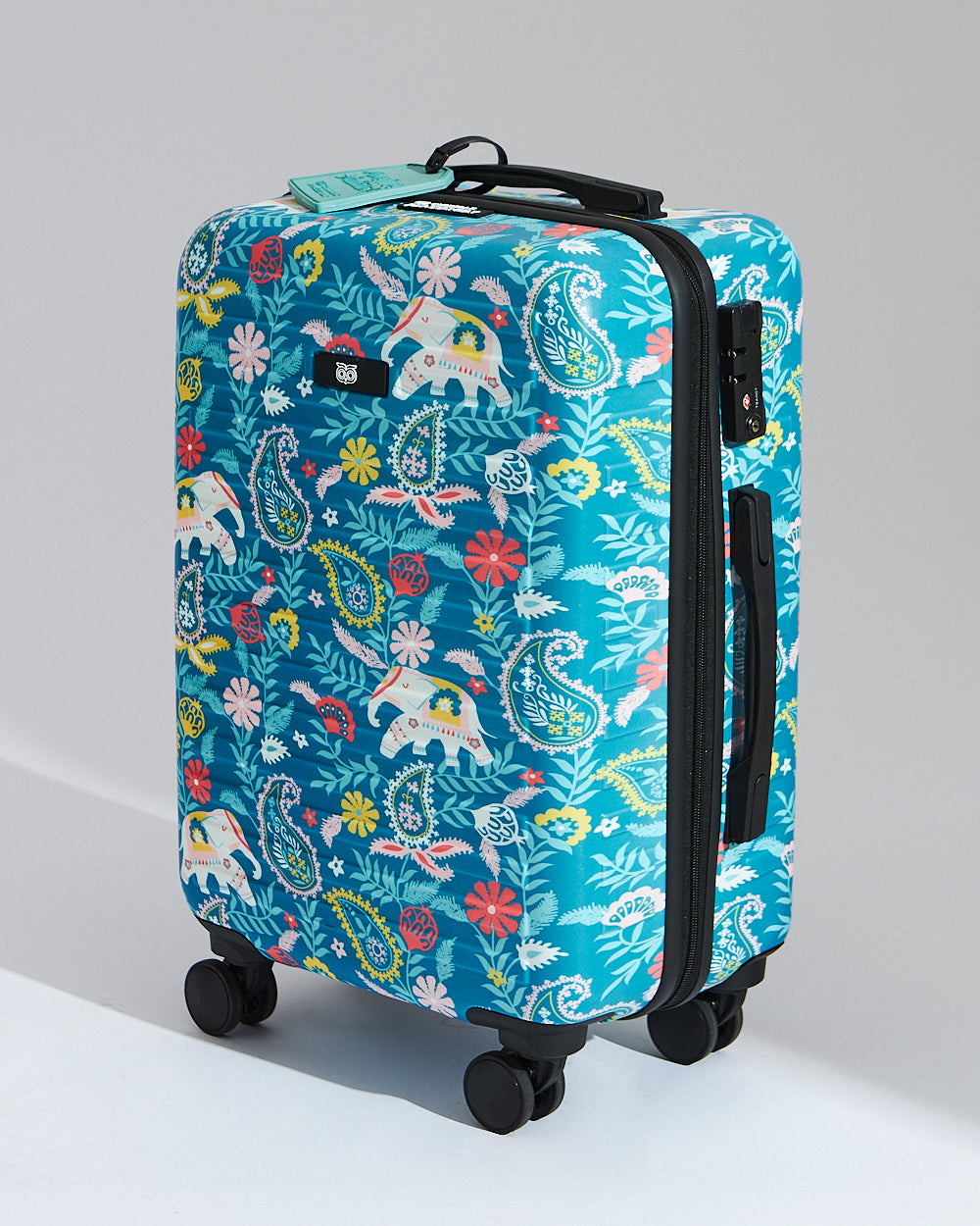 Paisley Tusker Luggage, Set of 2 | Cabin + Check-in