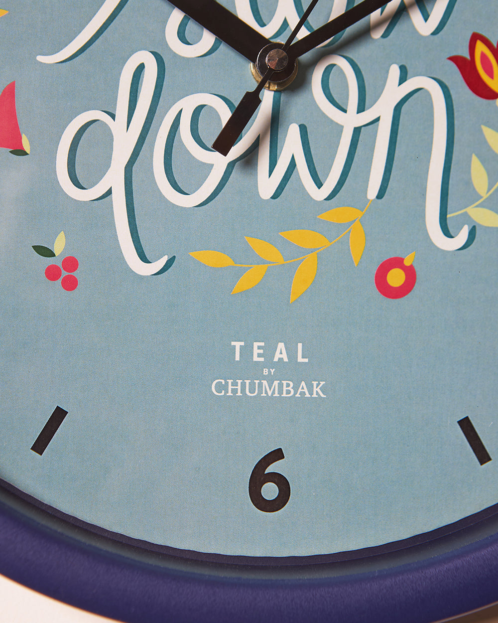 Teal by Chumbak Wall Clocks | 11 inch| Silent Sweep movement
