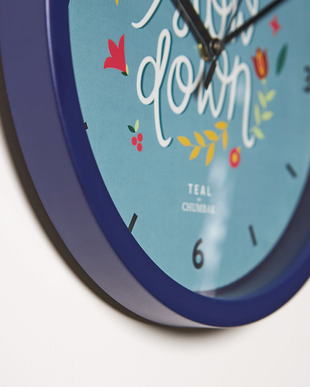 Teal by Chumbak Wall Clocks | 11 inch| Silent Sweep movement
