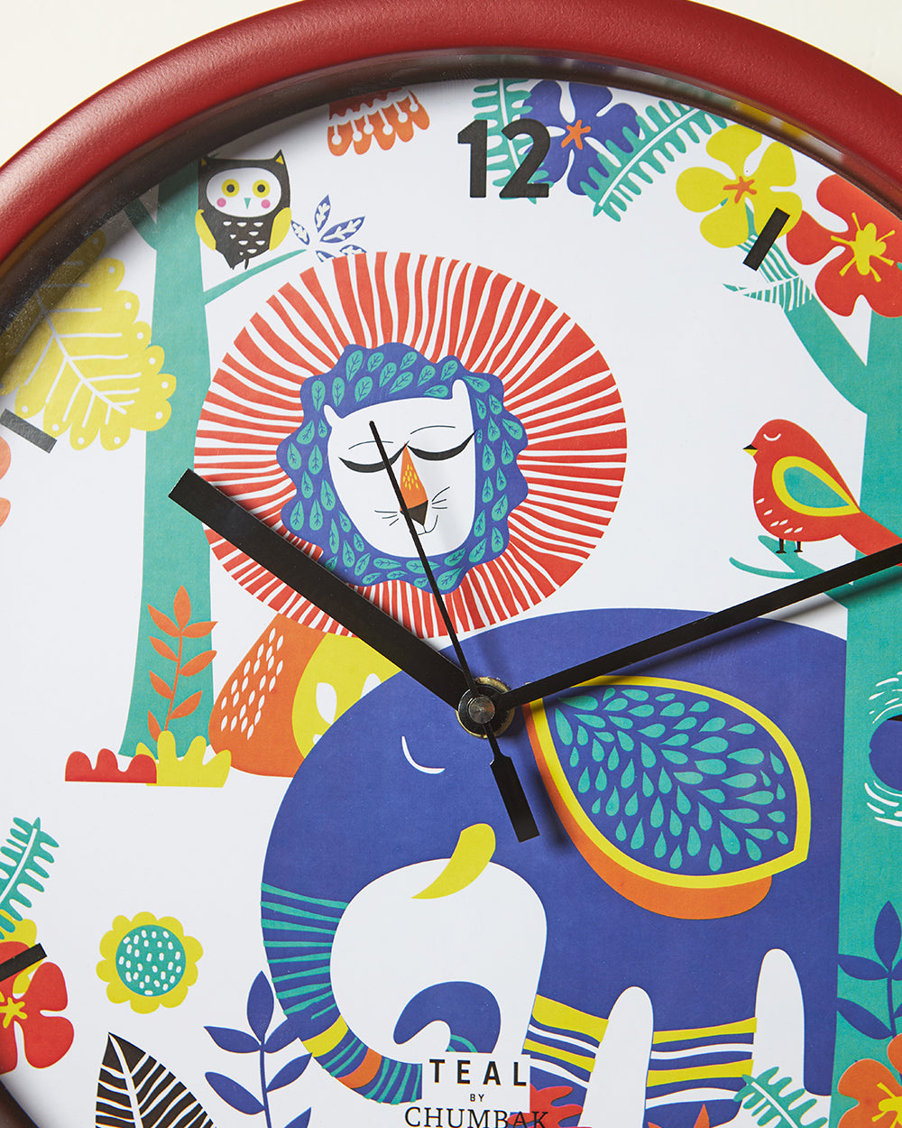 Teal by Chumbak Wall Clocks | 11 inch| Silent Sweep movement