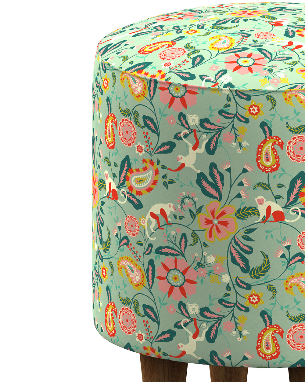 French Pouffe  - Indian Summer