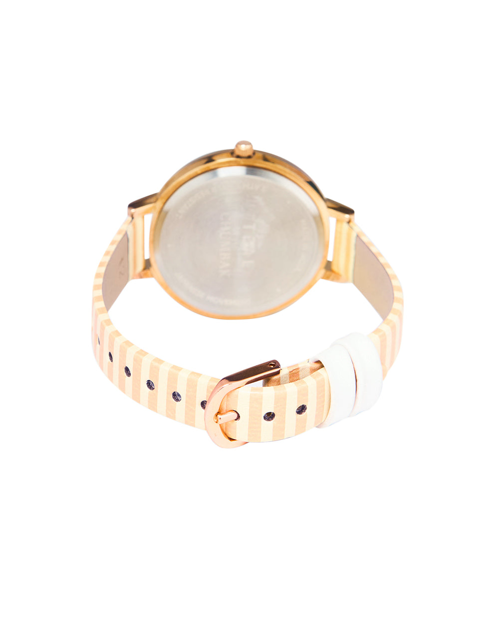 Teal by Chumbak | Relaxed Afternoon Printed Strap Wristwatch Mint