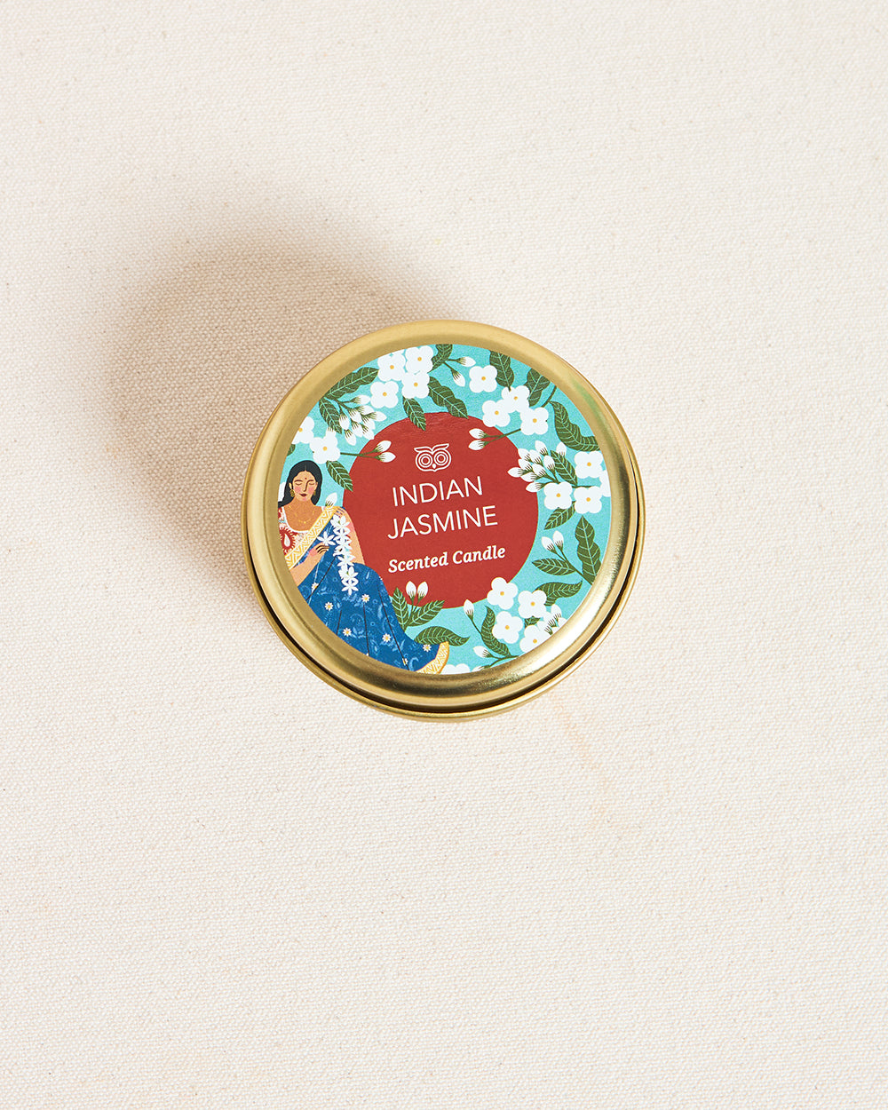 Indian Jasmine Candle Tin