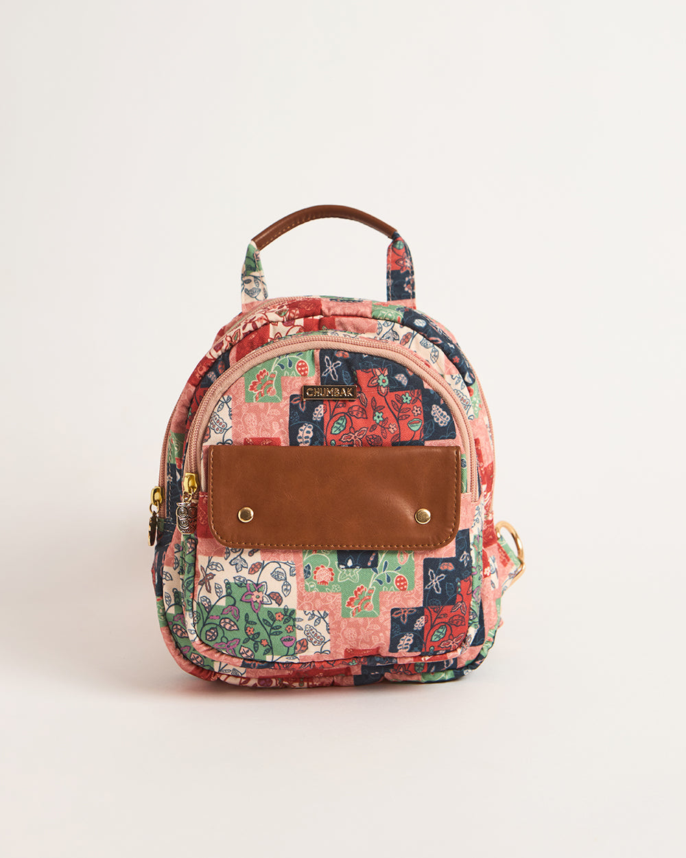 Raasta Mini Backpack - Batik Patch-print