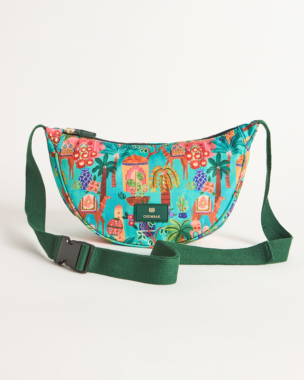 Trippy Half Moon Shoulder Bag - Jaipurscape
